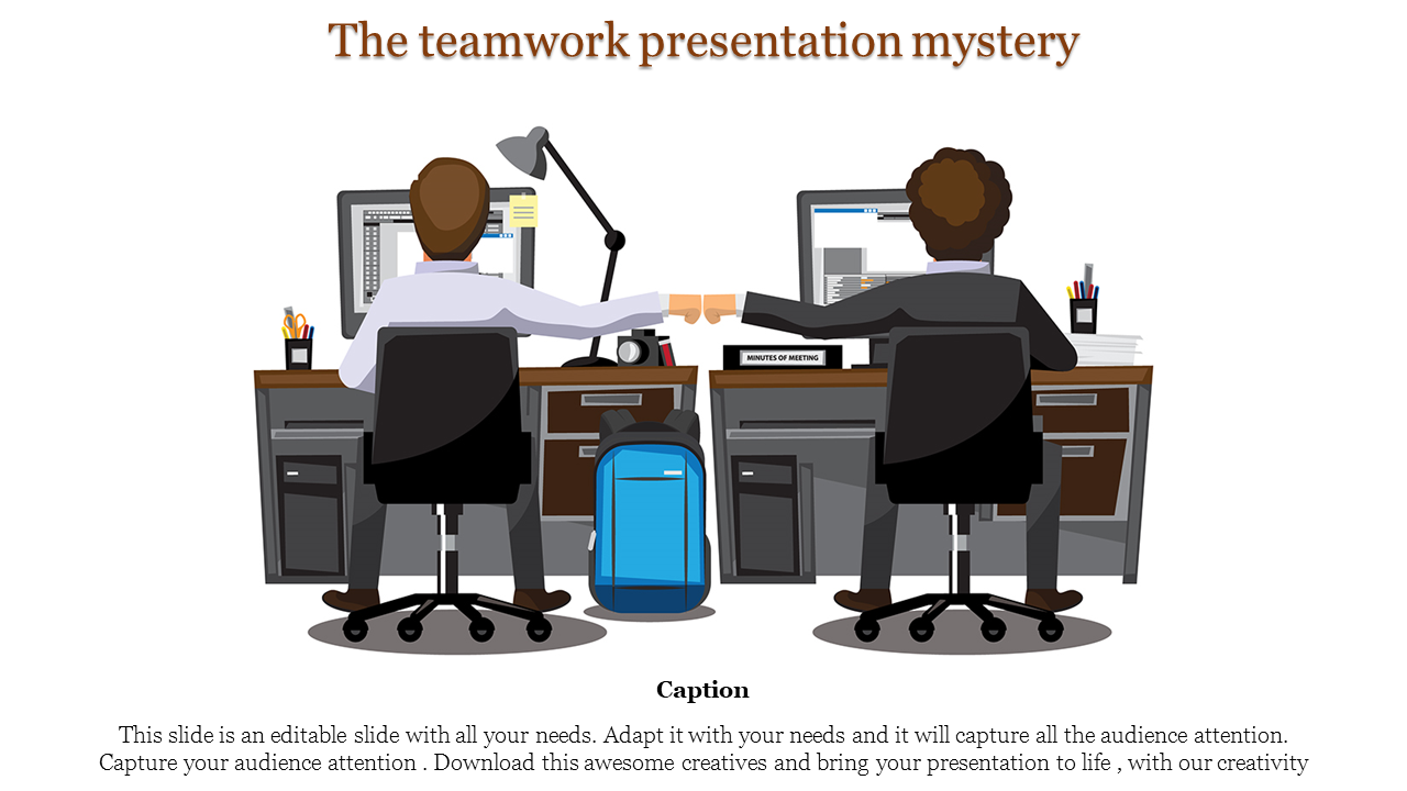 Download Our Teamwork PowerPoint Presentation Template Design